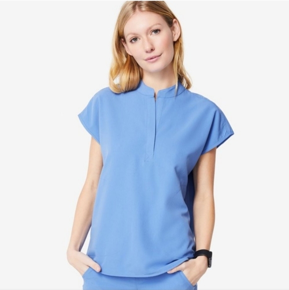 Figs Rafaela Ceil Blue Scrub top wxxsw1003 - Picture 3 of 8